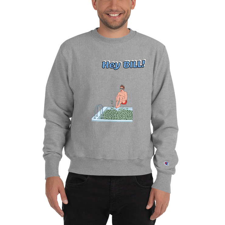 Hood Theory x James Caimen (Hey BILL!) Men's Champion Sweatshirt