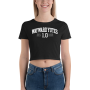 Hood Theory Memes (WAYWARD YUTES-WL) Women’s Crop Tee BC