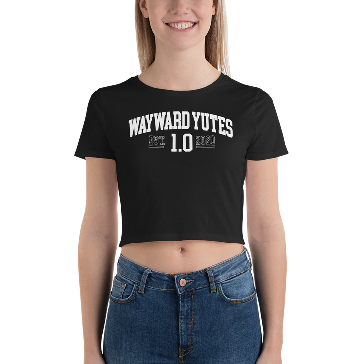 Hood Theory Memes (WAYWARD YUTES-WL) Women’s Crop Tee BC