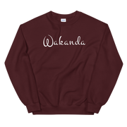 Hood Theory Memes (Wakanda-White-W) Unisex Crew Neck Sweatshirt