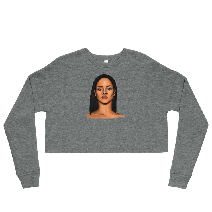 Hood Theory Hip Hop (RIHANNA) Women's Crop Sweatshirt