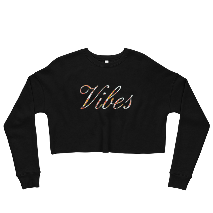 Hood Theory x James Caimen (Vibes) Women's Crop Sweatshirt