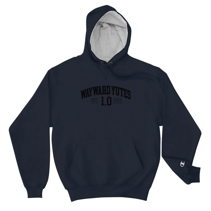 Hood Theory Memes (WAYWARD YUTES-BL) Men's Champion Hoodie