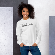 Hood Theory Memes (Wakanda-Black-B) Unisex Crew Neck Sweatshirt