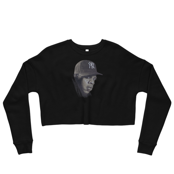 Hood Theory Hip Hop (JAY-Z) Women's Crop Sweatshirt