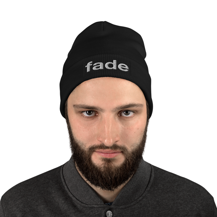 fade (BWBEL) Men's Embroidered Beanie