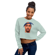 Hood Theory Hip Hop (PAC) Women's Crop Sweatshirt