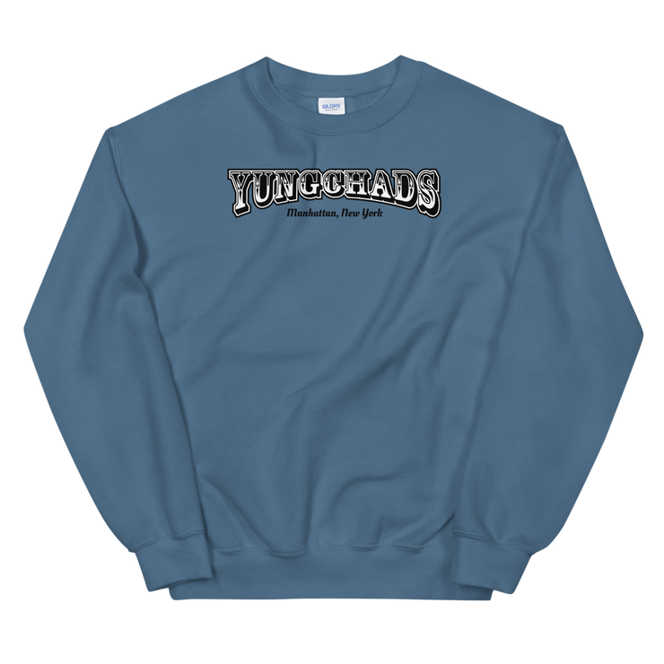 Hood Theory Memes (YUNGCHADS-FBL) Unisex Crew Neck Sweatshirt