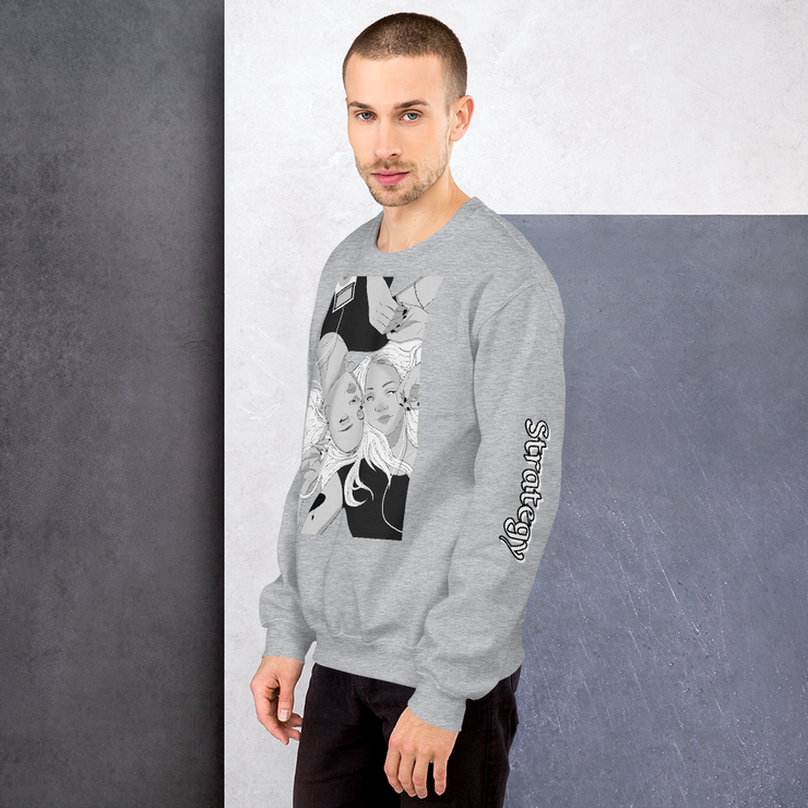 Hood Theory x James Caimen (MS) Unisex Crew Neck Sweatshirt