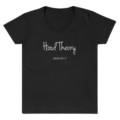 Hood Theory (WNB) Women's Casual V-Neck Shirt