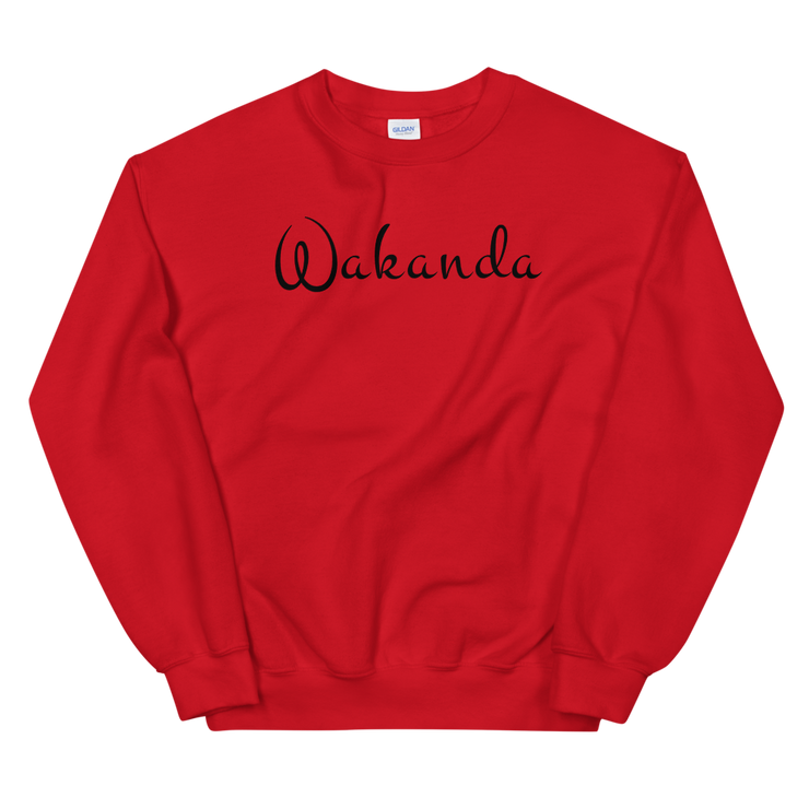 Hood Theory Memes (Wakanda-Black-B) Unisex Crew Neck Sweatshirt