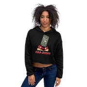 Hood Theory x James Caimen ($100 Cheese) Women's Crop Hoodie