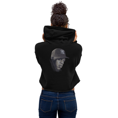 Hood Theory Hip Hop (JAY-Z) Women's Crop Hoodie