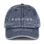 ENEMIES (WEL) Unisex Vintage Cotton Twill Cap