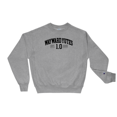 Hood Theory Memes (WAYWARD YUTES-BL) Men's Champion Sweatshirt