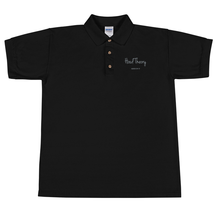 Hood Theory (GEL) Men's Embroidered Polo Shirt