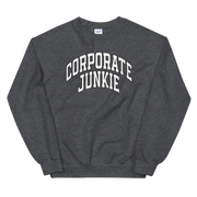 Hood Theory Memes (Corporate Junkie-Whi, Whi L) Unisex Crew Neck Sweatshirt