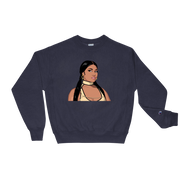 Hood Theory Hip Hop (NICKI) Men's Champion Sweatshirt