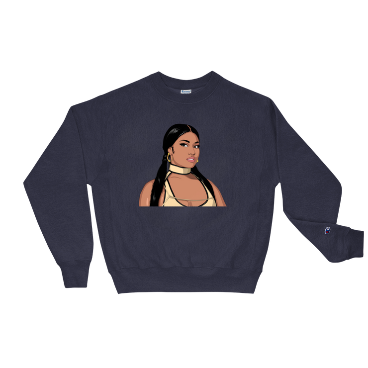 Hood Theory Hip Hop (NICKI) Men's Champion Sweatshirt