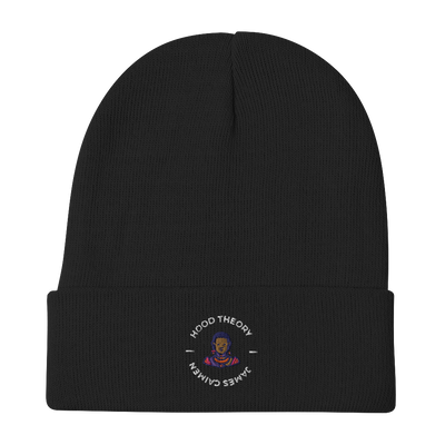 Hood Theory x James Caimen (W-WEL) Men's Embroidered Beanie