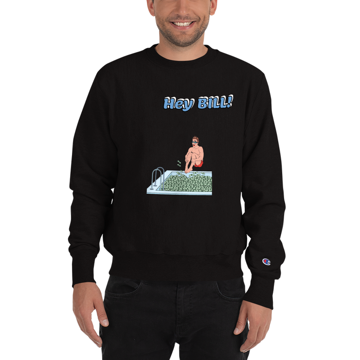 Hood Theory x James Caimen (Hey BILL!) Men's Champion Sweatshirt