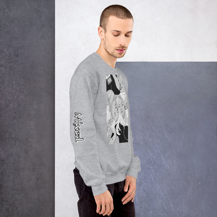 Hood Theory x James Caimen (MS) Unisex Crew Neck Sweatshirt