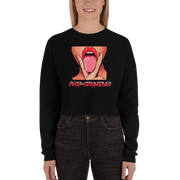 Hood Theory x James Caimen (PUSS-SPIRATION) Women's Crop Sweatshirt