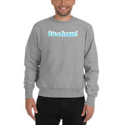 Hood Theory x James Caimen (it's a freeze!) Men's Champion Sweatshirt