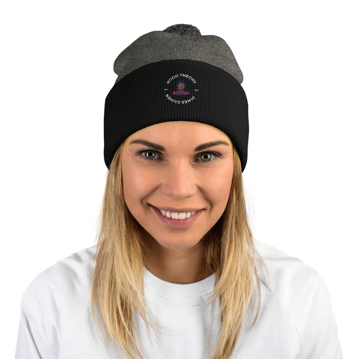 Hood Theory x James Caimen (W-WEL) Women's Pom-Pom Beanie