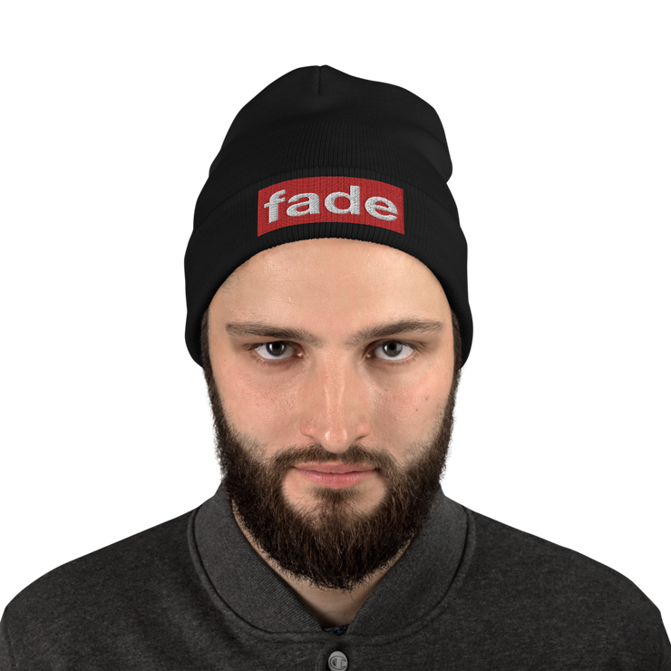 fade (RWBEL) Men's Embroidered Beanie