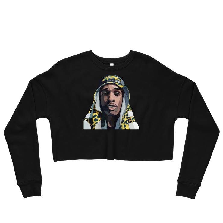 Hood Theory Hip Hop (A$AP) Women's Crop Sweatshirt