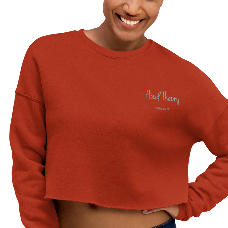 Hood Theory (GEL) Women's Crop Sweatshirt