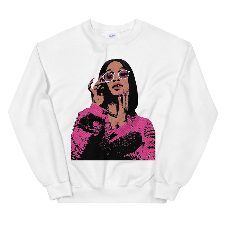 Hood Theory Hip Hop (CARDI) Unisex Crew Neck Sweatshirt