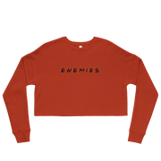 ENEMIES (BL) Women's Crop Sweatshirt