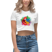 Hood Theory NYC (Yerrr-Rb) Women's Cropped T-Shirt