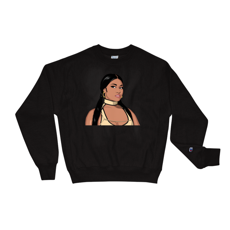 Hood Theory Hip Hop (NICKI) Men's Champion Sweatshirt