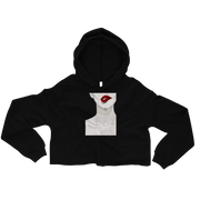 Hood Theory x James Caimen (LF) Women's Crop Hoodie