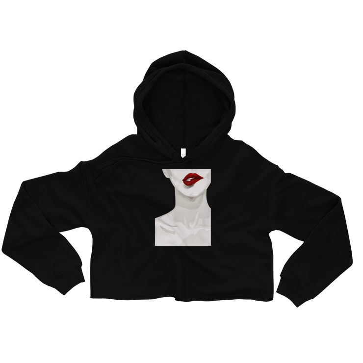 Hood Theory x James Caimen (LF) Women's Crop Hoodie