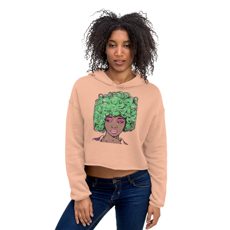 Hood Theory x James Caimen (YAF) Women's Crop Hoodie