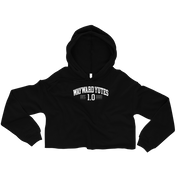 Hood Theory Memes (WAYWARD YUTES-WL) Women's Crop Hoodie