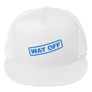 Hood Theory Memes (WAY OFF-Blue) Unisex 5 Panel Trucker Cap