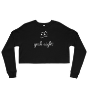 yeah aight (WNB) Women's Crop Sweatshirt