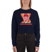 Hood Theory x James Caimen (PUSS-SPIRATION) Women's Crop Sweatshirt