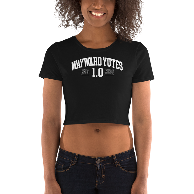 Hood Theory Memes (WAYWARD YUTES-WL) Women’s Crop Tee BC