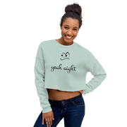 yeah aight (BNB) Women's Crop Sweatshirt