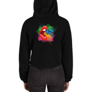 Hood Theory NYC (Yerrr-Rb) Women's Crop Hoodie