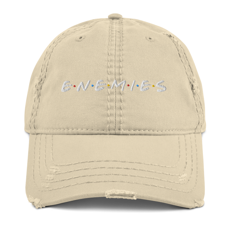 ENEMIES (WEL) Unisex Distressed Dad Hat