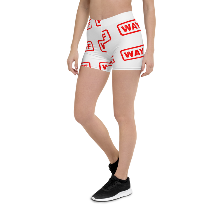 Hood Theory Memes (WAY OFF-Red) All-Over Print Women's Shorts