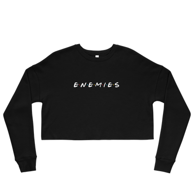 ENEMIES (WL) Women's Crop Sweatshirt