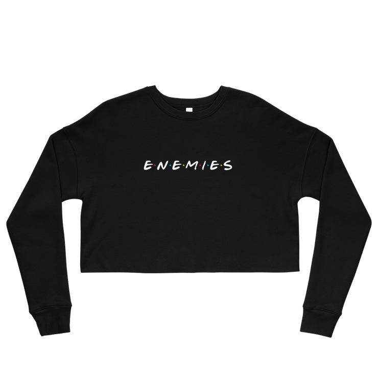 ENEMIES (WL) Women's Crop Sweatshirt